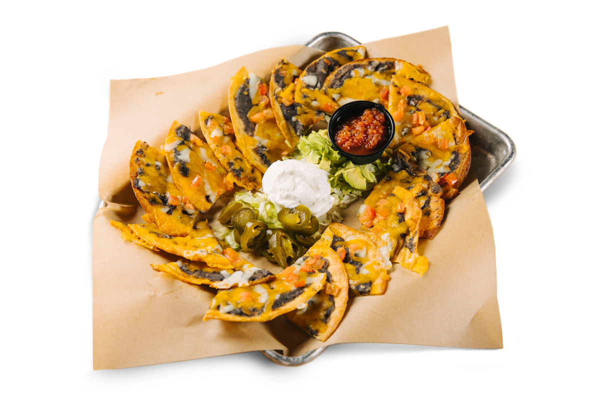 photo of boston's nacho on a sheet pan