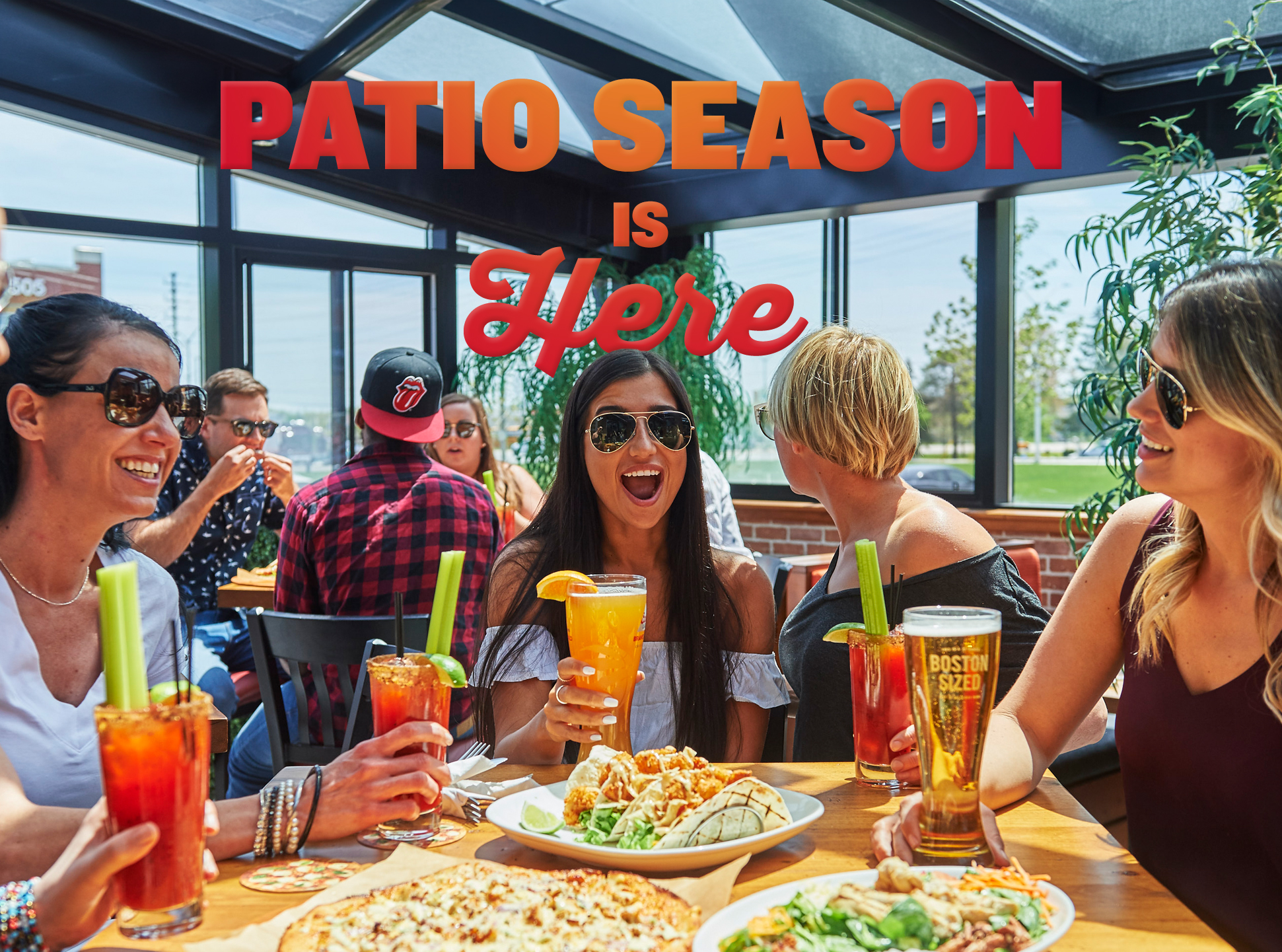 image of people enjoying our summer LTO wraps