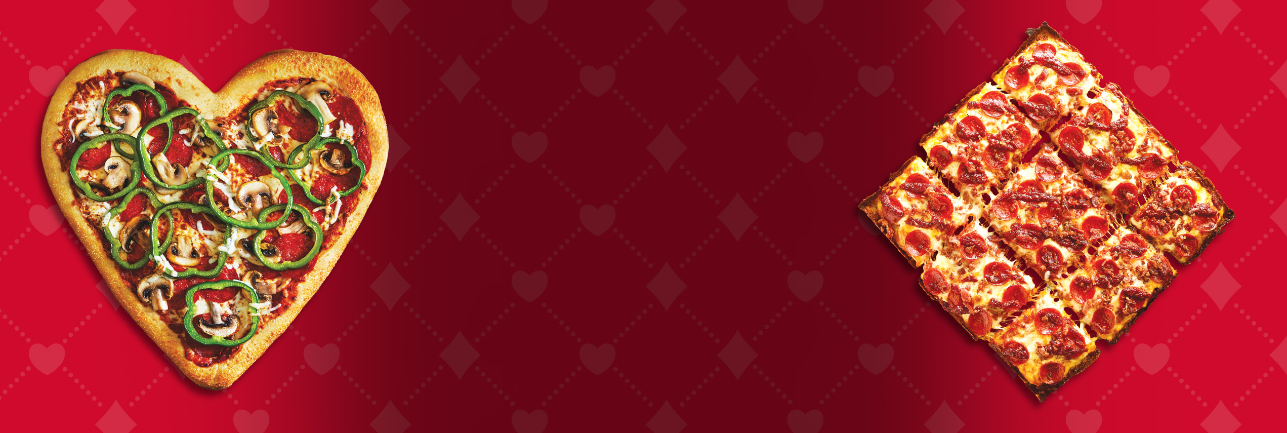 photo of heart-shaped and diamond squarefooter