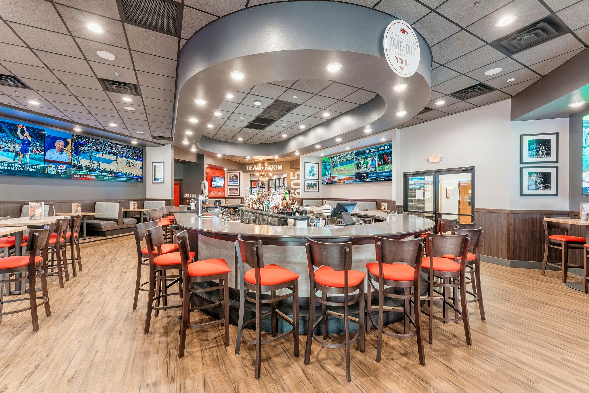 seating area inside the Sioux Falls location.